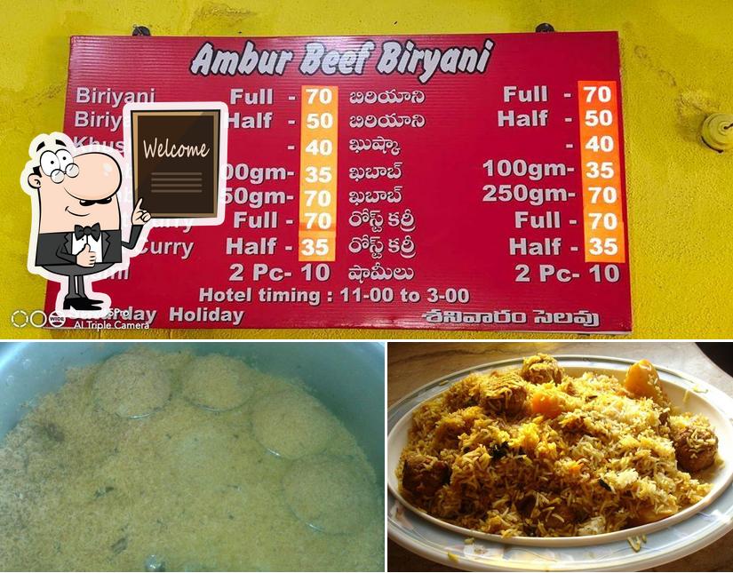 Here's an image of Ambur Biryani Center