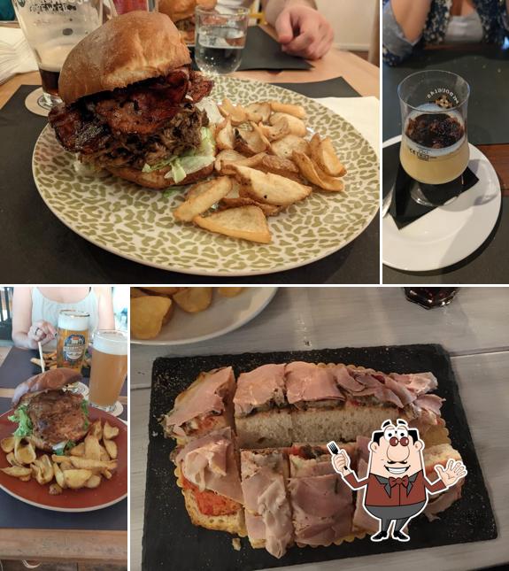 Panino con maiale stirato al Caten Pub