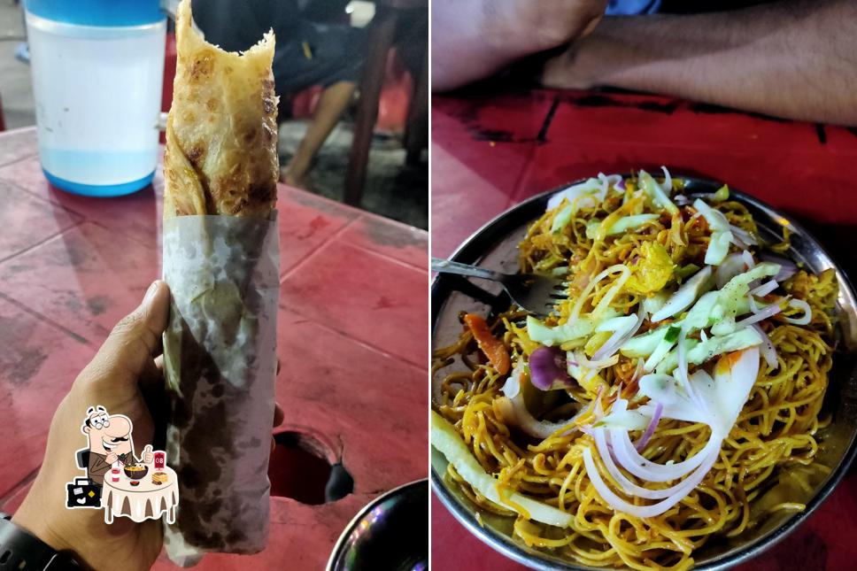 Food at Front of Ambuja City Centre mall