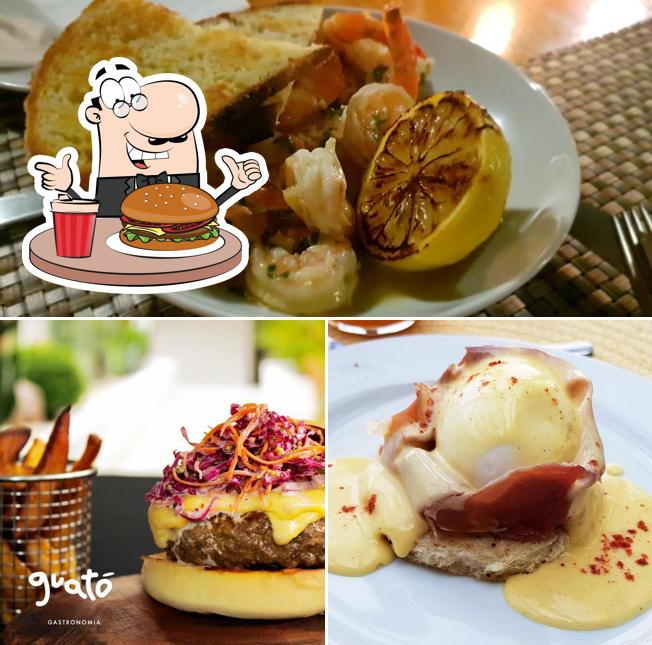 Experimente um hambúrguer no Guató