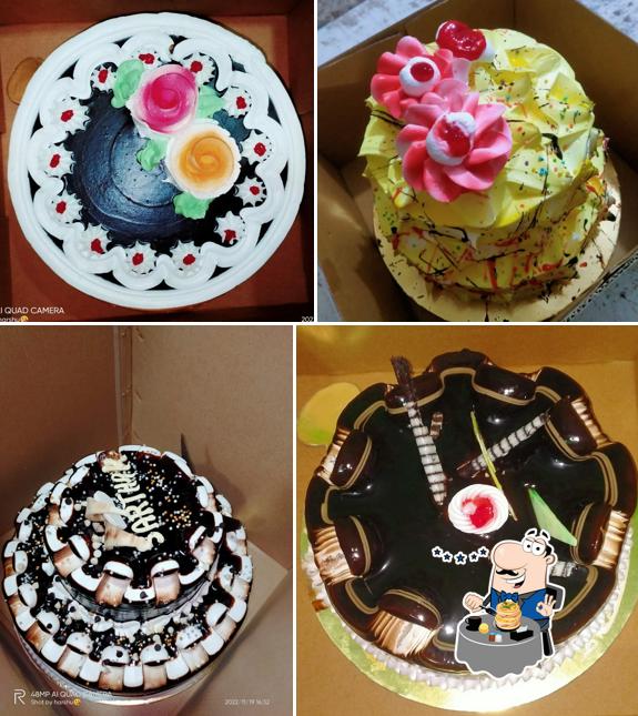 Food at Jaiswal bakers and gift shops