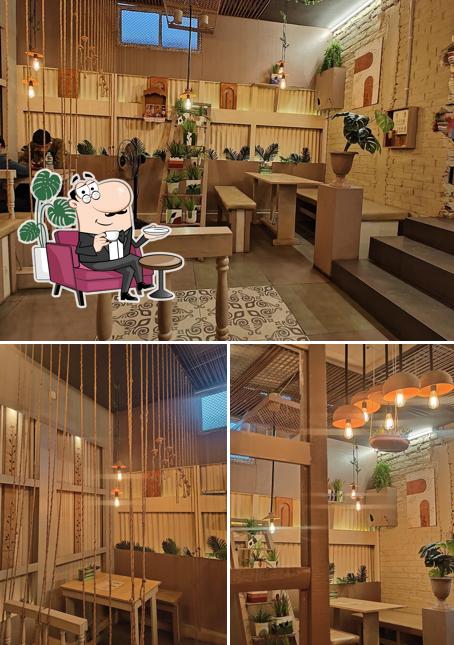 The interior of The Chat Co