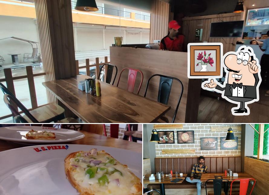 The interior of uspizza Amreli