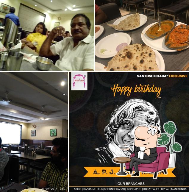 Check out how Santosh Dhaba Exclusive looks inside