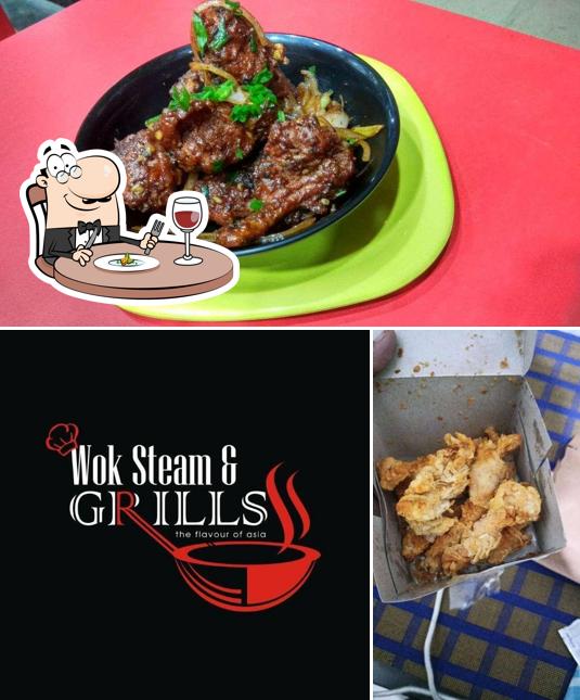 Food at Wok Steam And Grills