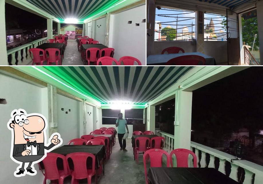The interior of ORCHHA HUT RESTAURANT