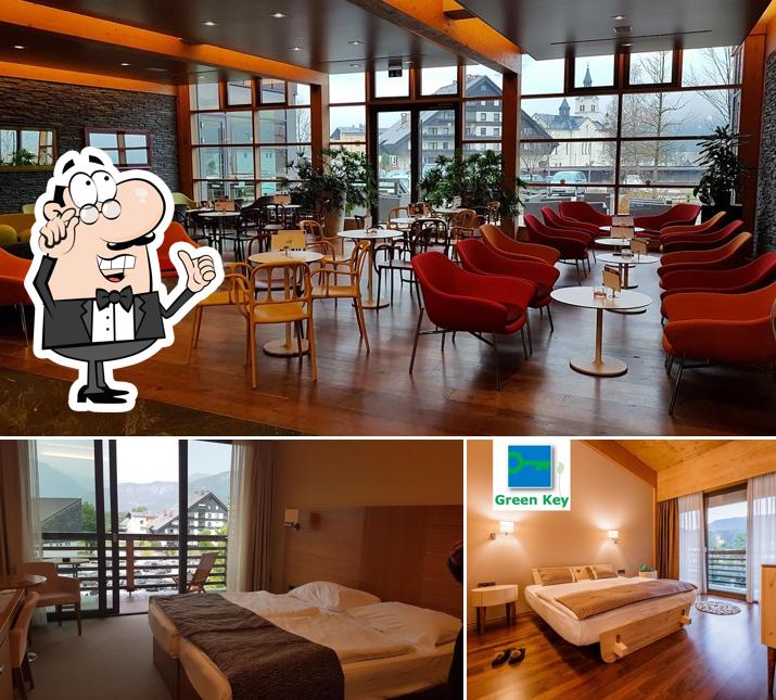 Gli interni di Bohinj ECO Hotel & Wellness