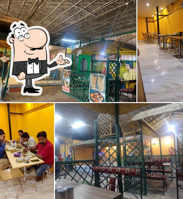 Take a seat at one of the tables at Daniyawan Fish Dhaba