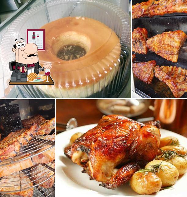 Há uma seleção de opções para os amantes da carne