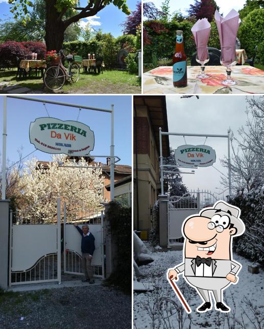 Goditi la vista dagli esterni di Pizzeria da Vik