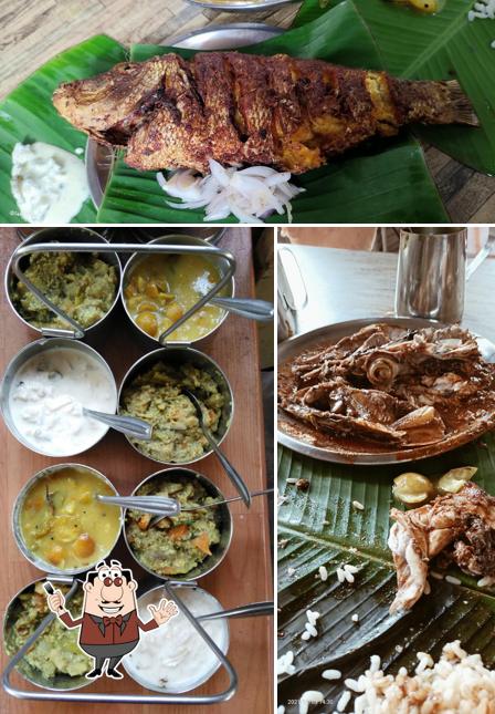 Food at Athithi Hotel