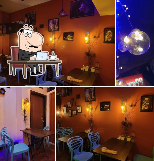 The interior of BURGER 99