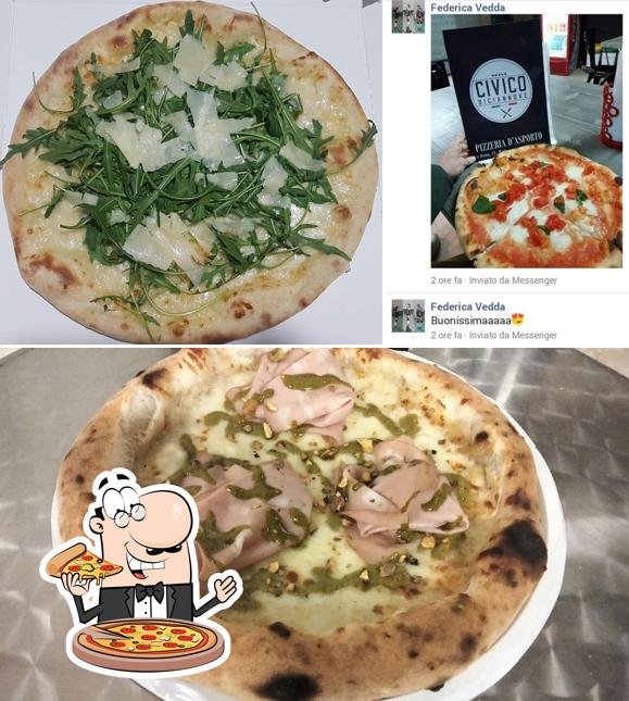 Scegli una pizza a Pizzeria Civico Diciannove