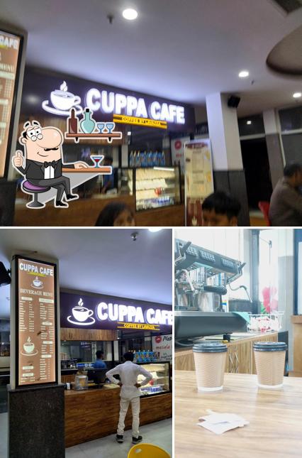 The interior of Cuppa Café Coffee with Lavazza 217