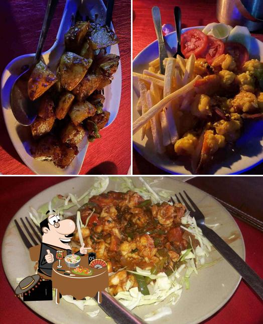 Meals at Domnick beach shack