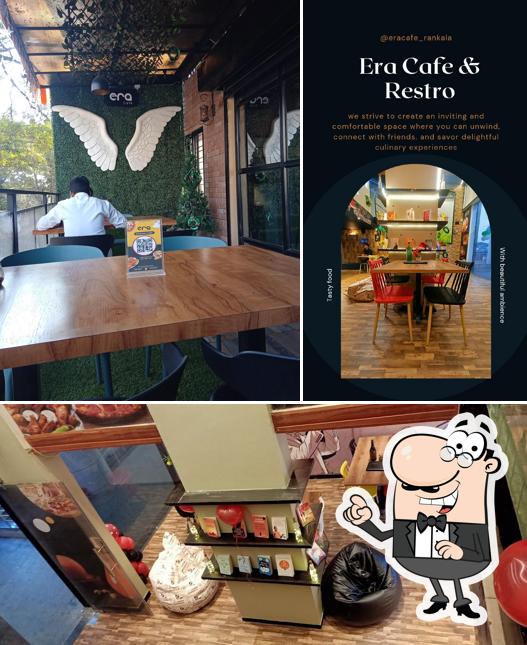 The interior of Era Cafe & Restro Kolhapur