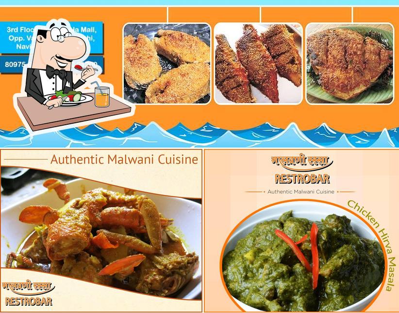 Food at Malwani Rassa
