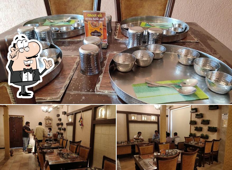 The interior of RAJBHOG THAL MEHSANA