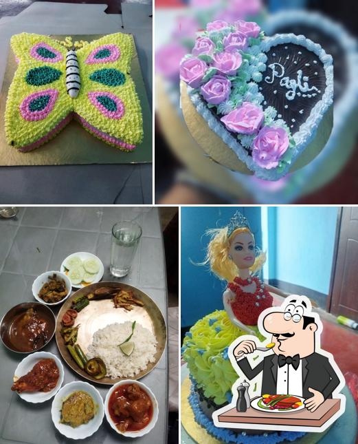 Food at Sana's Cake