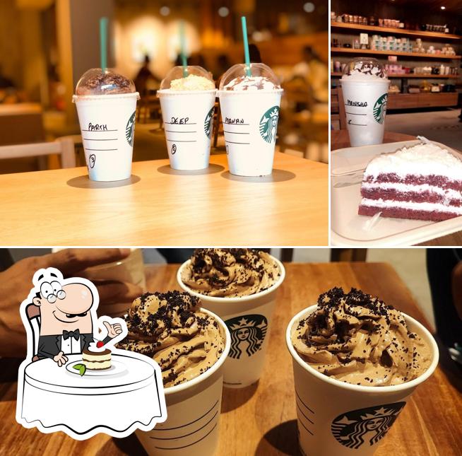 Starbucks offers a selection of desserts