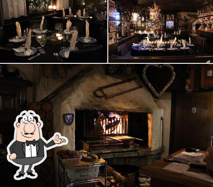 Gli interni di Restaurant Chez Heini Wallis Zermatt