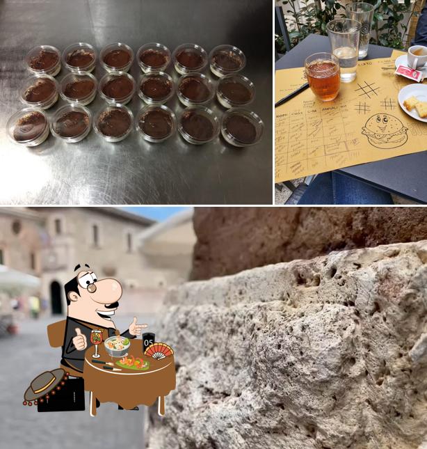 Guarda la immagine che mostra la cibo e bevanda di fà 'n pò come te pare