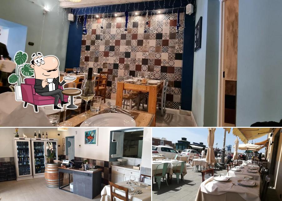 Gli interni di La Marina Ristorante