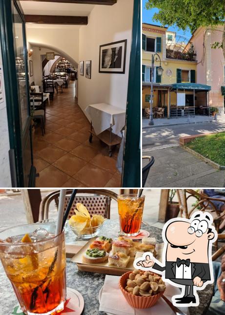 Gli interni di Da Brigida