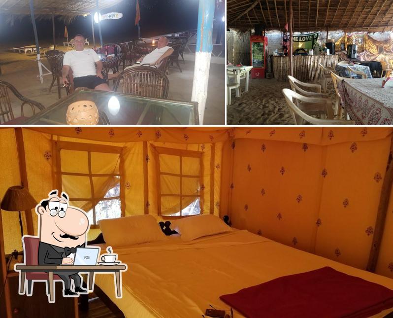Check out how Five Five Bar & Restaurant Tents looks inside