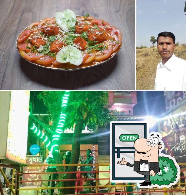 Take a look at the photo depicting exterior and food at Mrunal Veg Restaurant