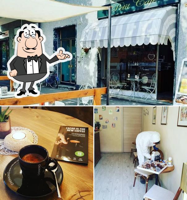 Gli interni di Petit Café