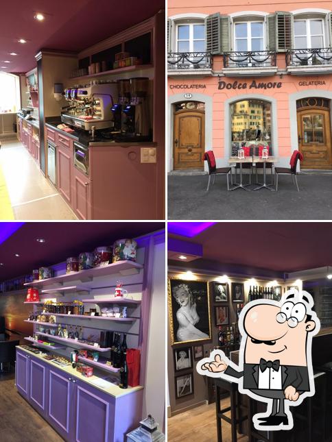 Siediti a un tavolo di Caffetteria Gelateria Amore Mio