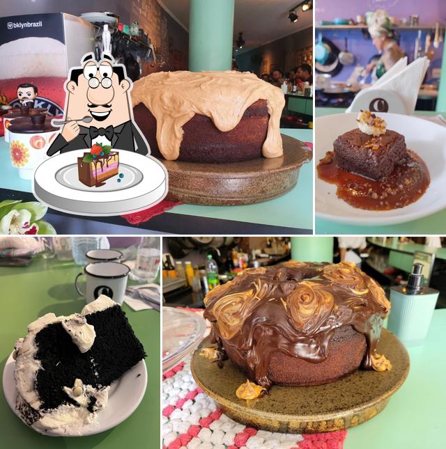 Bolo de chocolate em Conceição Discos e Comes