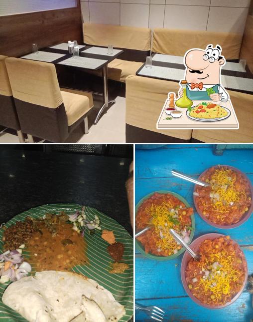 This is the photo showing food and interior at Hotel Shaheen AC