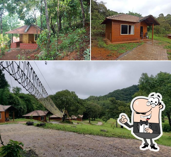 Check out how Kadumane Hills Veg Resort looks outside