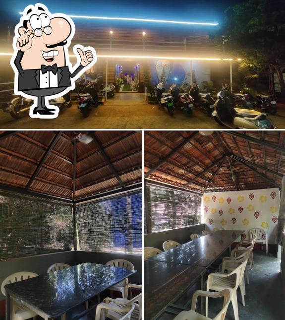 The interior of Kuteera Dhaba