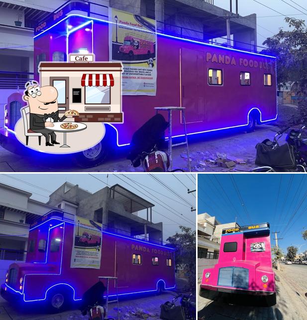 The exterior of Panda Food Bus