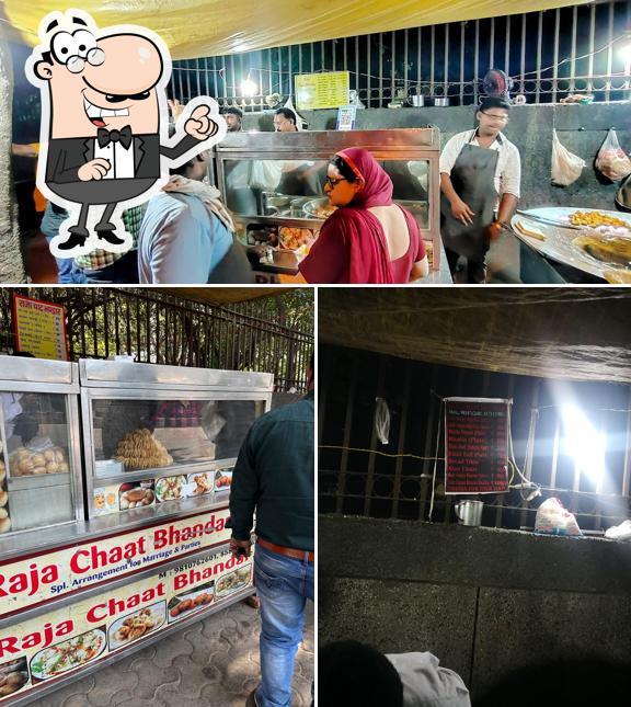 The interior of Raja Chaat Bhandar