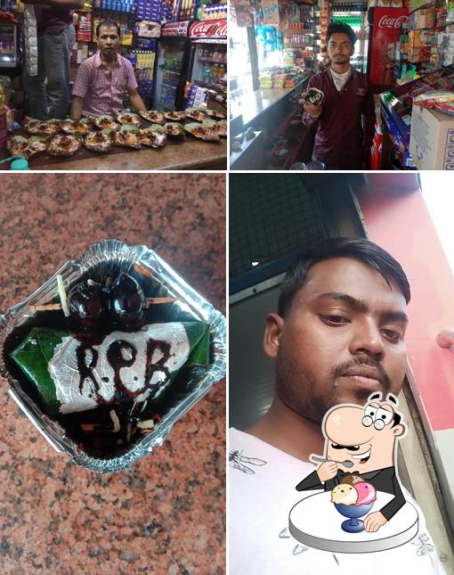 Rani Pan Place serves a variety of sweet dishes