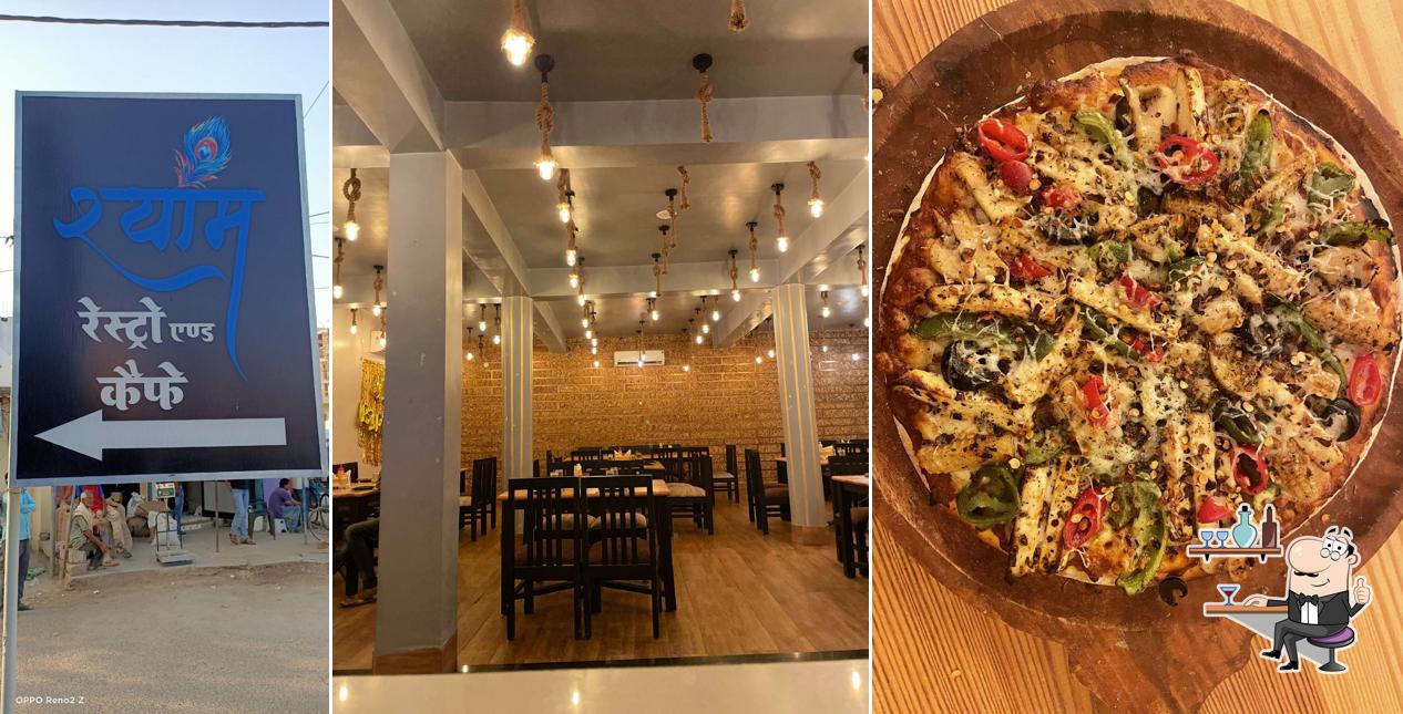 The interior of Shyam Restro and Cafe