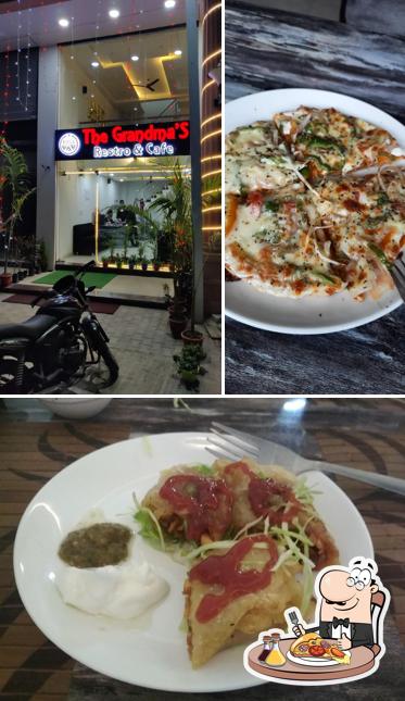 At THE GRANDMA'S RESTAURANT, you can enjoy pizza