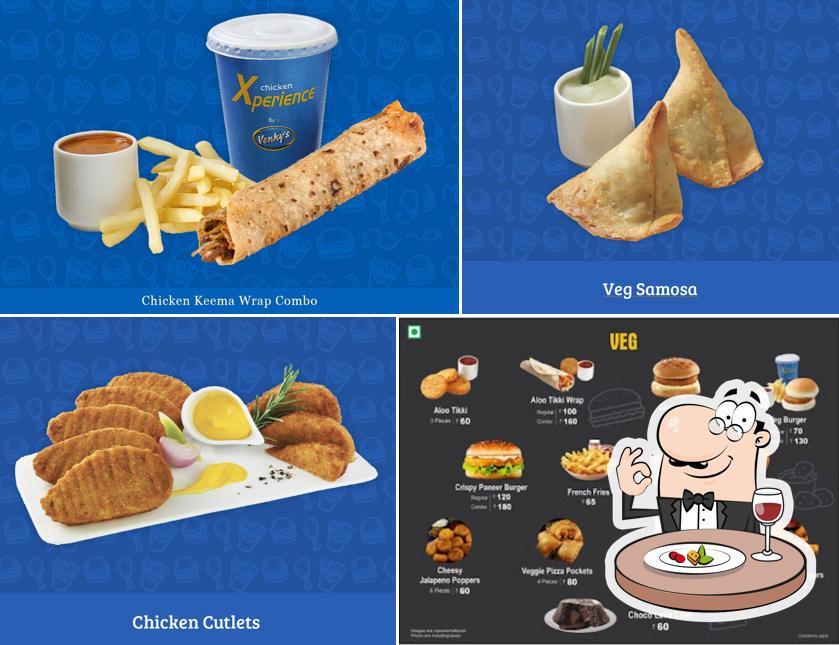 Food at Venky's Chicken Xperience