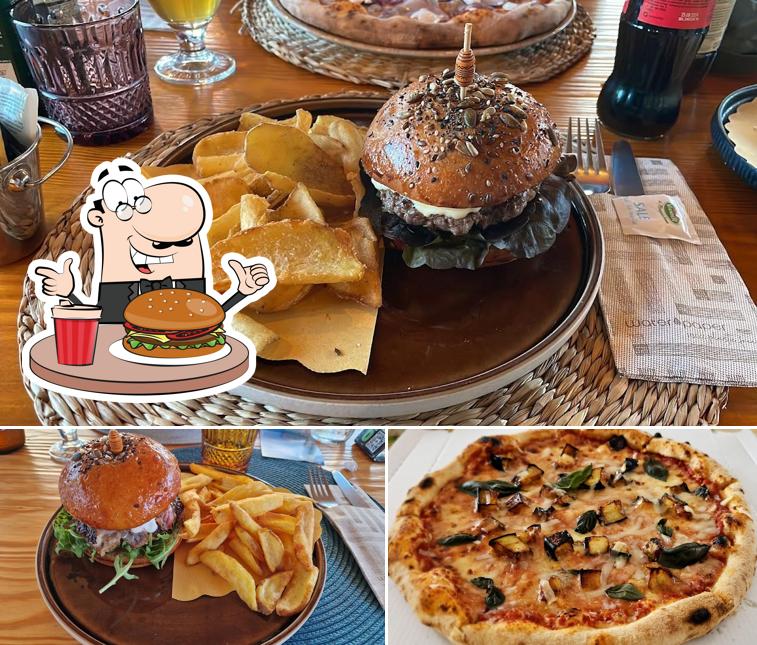 Ordina uno dei tipi di hamburger disponibili a bonobo