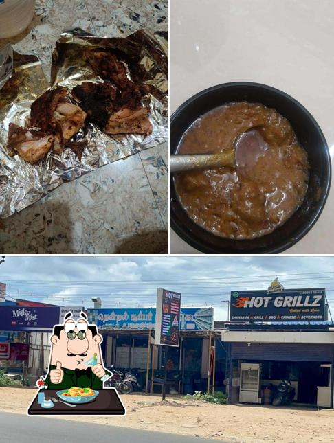 The photo of Hot Grillz’s food and exterior