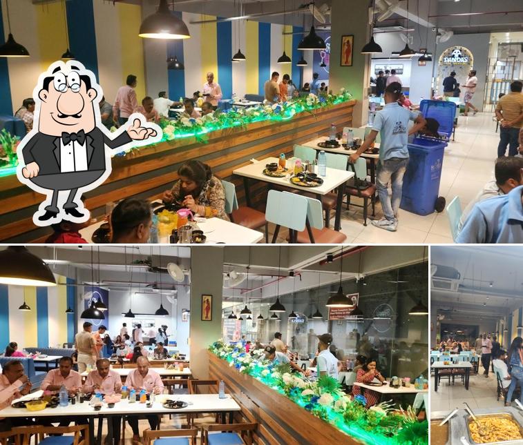 The interior of Panda's Food Treasure