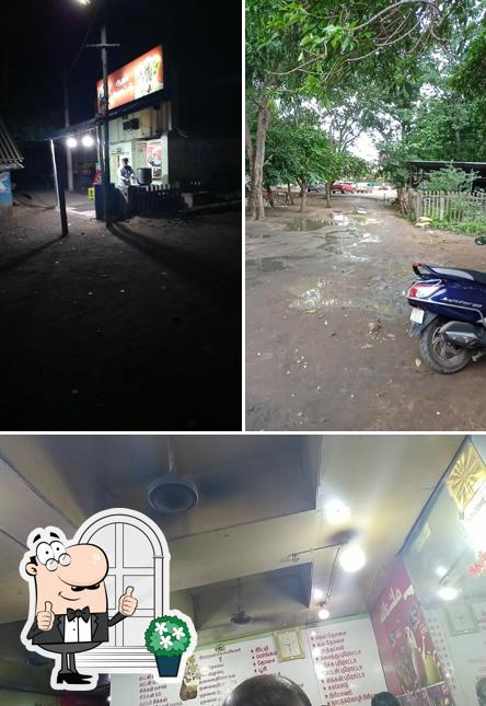 The exterior of ADAM NON VEG HOTEL