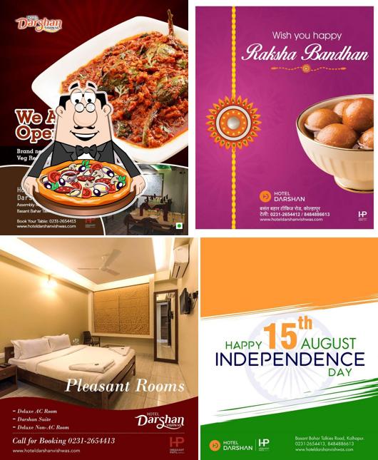 Try out pizza at Darshan Resturant