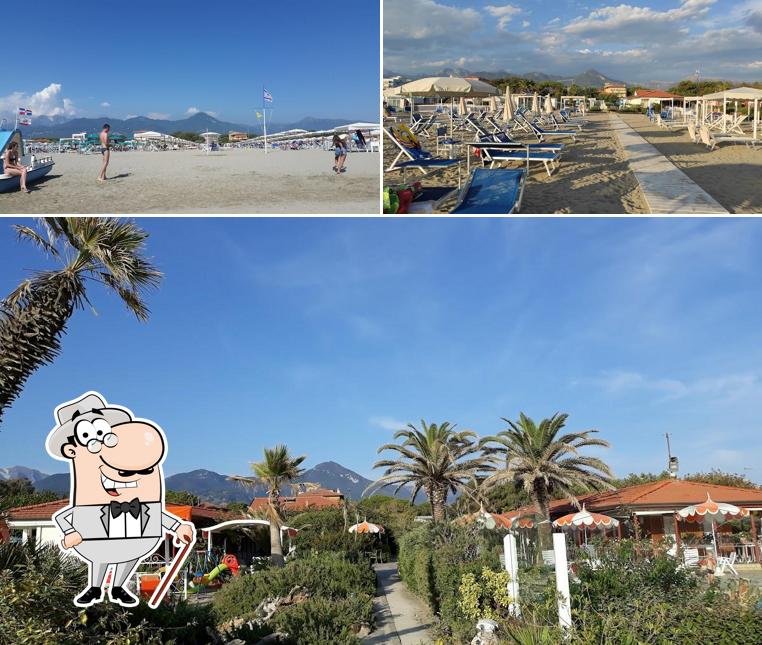 Guarda la immagine che presenta la esterno e interni di Bagno Costa Azzurra