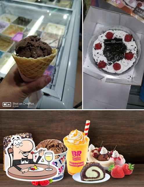 Food at Baskin Robbins - Ice Cream Desserts