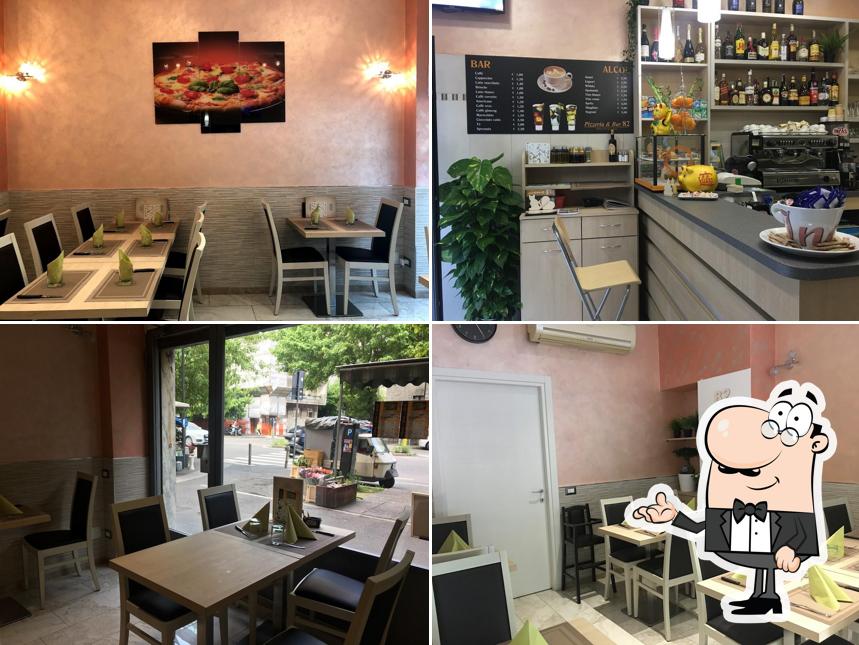Dai un'occhiata agli interni di pizzeria & bar 82